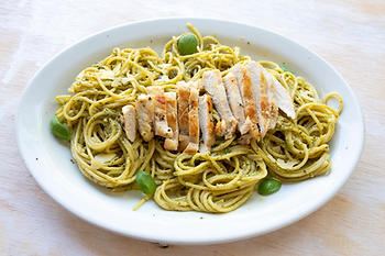 Pesto chicken pasta